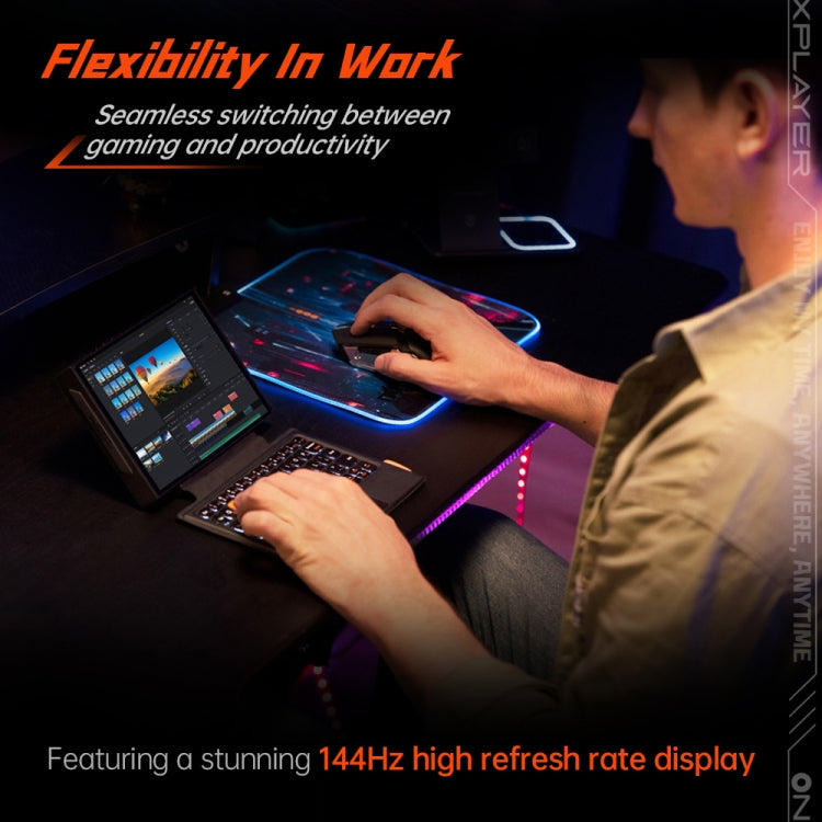 ONE-NETBOOK OneXPlayer X1 mini 8.8 inch Handheld Game Console, 16GB+512GB, Windows 11 AMD Ryzen 7 8840U(Black)