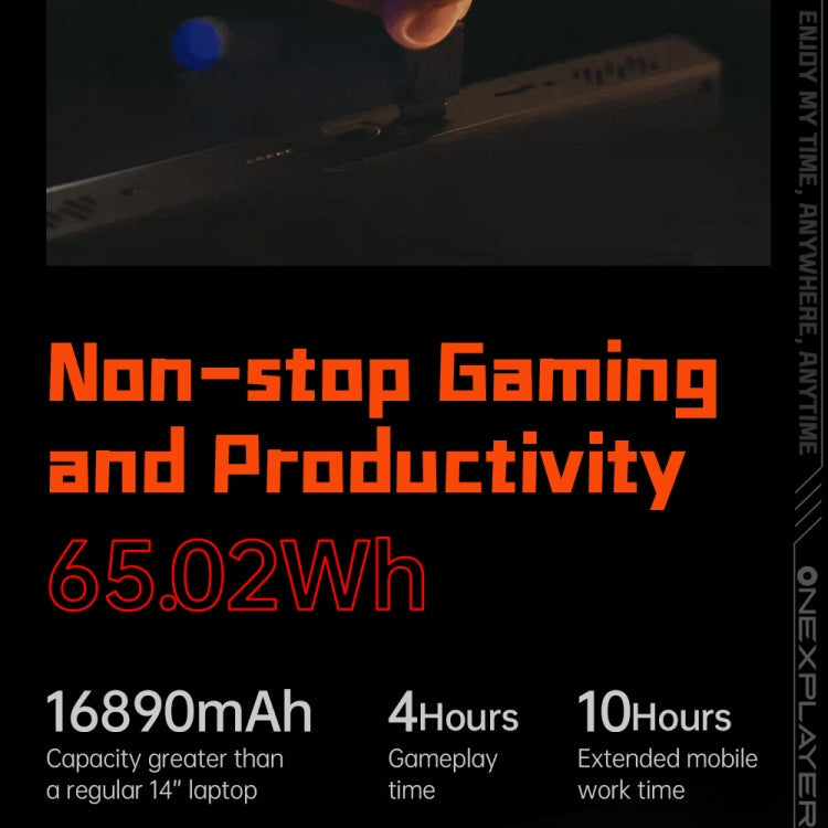 ONE-NETBOOK OneXPlayer X1 mini 8.8 inch Handheld Game Console, 16GB+512GB, Windows 11 AMD Ryzen 7 8840U(Black)