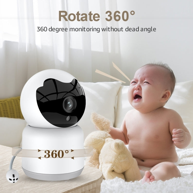 YT51 1920x1080 Home Baby Wireless Camera, with Temperature and Humidity Sensor EU Plug(White)