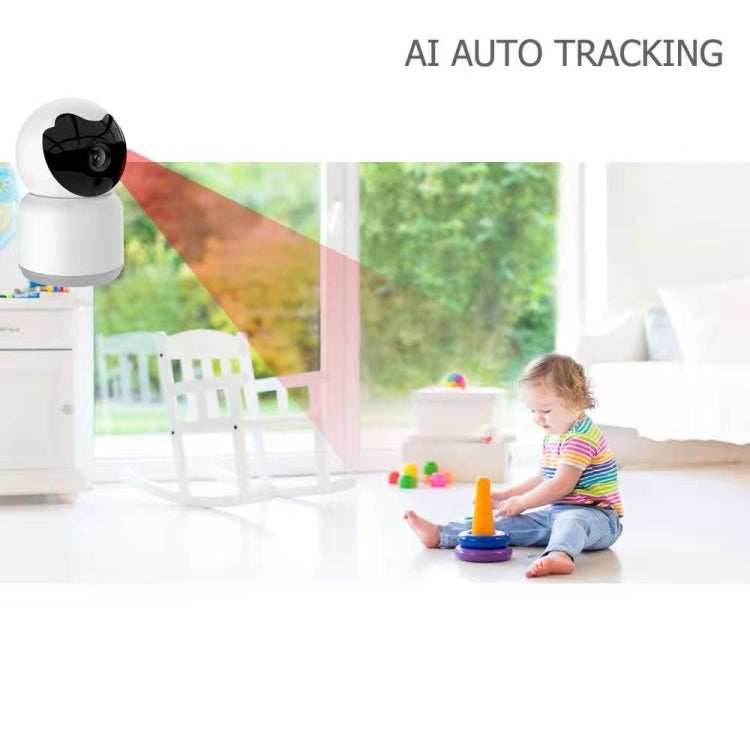 YT51 1920x1080 Home Baby Wireless Camera, without Temperature and Humidity Sensor UK Plug(White)