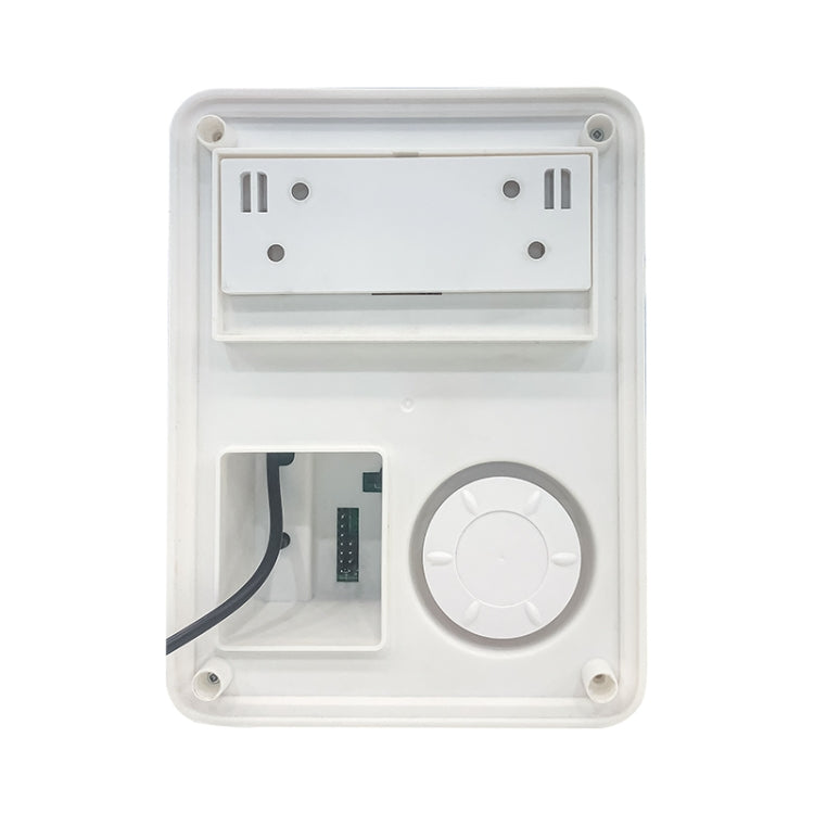 PE-523 Solar Powered Wireless Sound and Light Strobe Siren(White)