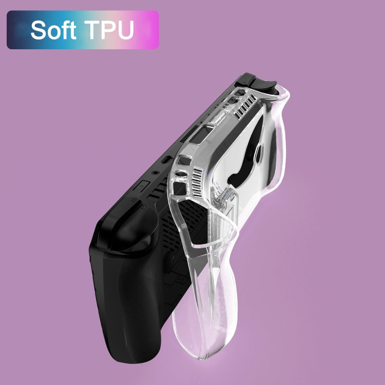 For ASUS ROG Ally X TPU Transparent Protective Case with Holder