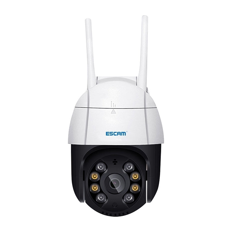 ESCAM QF518 5MP Smart WiFi IP Camera, Support AI Humanoid Detection / Auto Tracking / Dual Light Night Vision / Cloud Storage / Two Way Audio / TF Card, Plug:EU Plug(White)