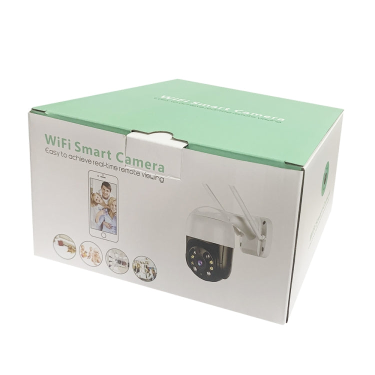 ESCAM QF518 5MP Smart WiFi IP Camera, Support AI Humanoid Detection / Auto Tracking / Dual Light Night Vision / Cloud Storage / Two Way Audio / TF Card, Plug:EU Plug(White)