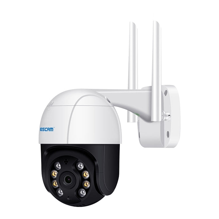 ESCAM QF518 5MP Smart WiFi IP Camera, Support AI Humanoid Detection / Auto Tracking / Dual Light Night Vision / Cloud Storage / Two Way Audio / TF Card, Plug:UK Plug(White)