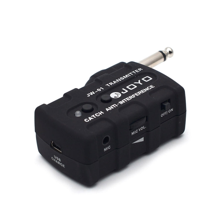 JOYO JW-01 Low Noise Portability Guitar Wireless Audio Transmitter Audio Receiver, Plug:EU Plug(Black)
