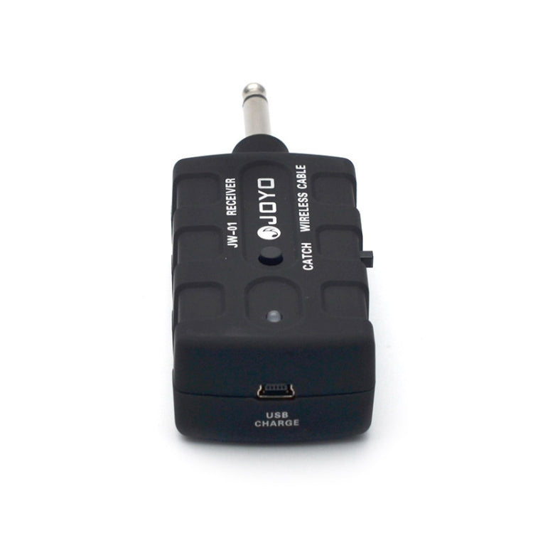 JOYO JW-01 Low Noise Portability Guitar Wireless Audio Transmitter Audio Receiver, Plug:UK Plug(Black)