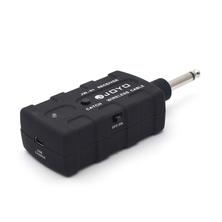 JOYO JW-01 Low Noise Portability Guitar Wireless Audio Transmitter Audio Receiver, Plug:US Plug(Black)