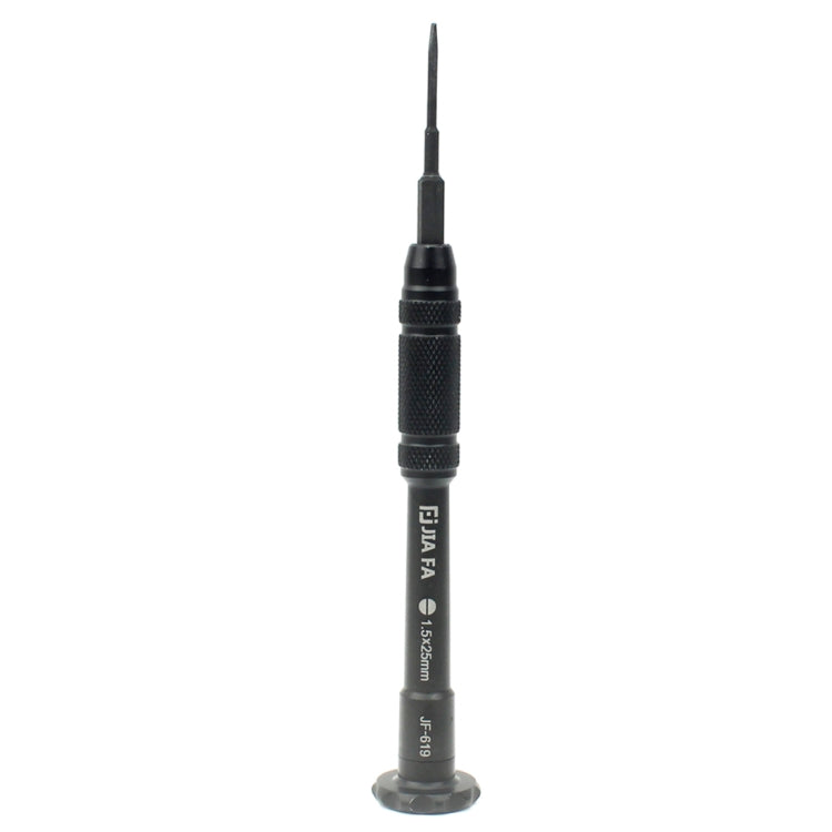 JIAFA JF-619-1.5 Mobile Phone Repair Tool 1.5 x 30mm Slotted Screwdriver(Black)