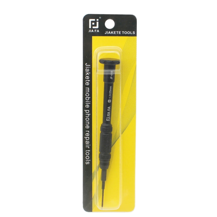 JIAFA JF-619-2.5 Hollow Cross Tip 2.5 x 30mm Repair Middle Bezel Screwdriver for iPhone(Black)