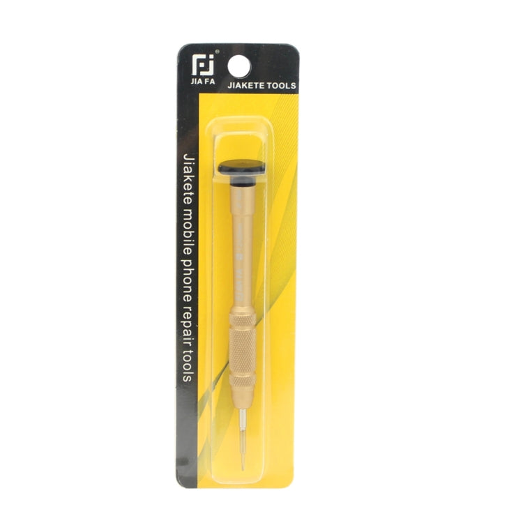 JIAFA JF-609-1.2 Cross 1.2 Mobile Phone Repair Tool Screwdriver (Gold)