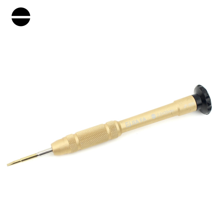 JIAFA JF-609-2.0 Mobile Phone Repair Tool 2.0 x 25mm Slotted Screwdriver (Gold)