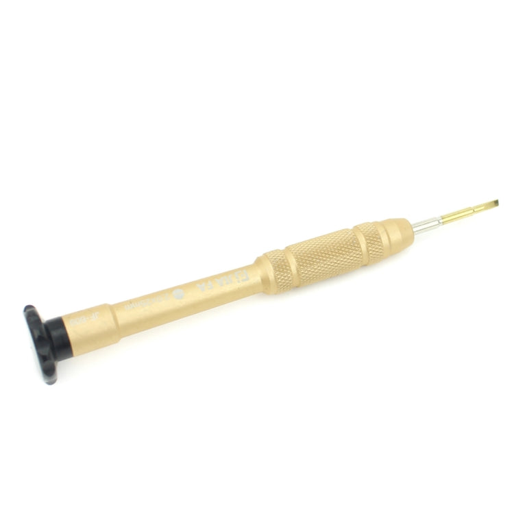 JIAFA JF-609-2.0 Mobile Phone Repair Tool 2.0 x 25mm Slotted Screwdriver (Gold)