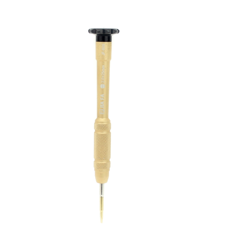 JIAFA JF-609-2.0 Mobile Phone Repair Tool 2.0 x 25mm Slotted Screwdriver (Gold)
