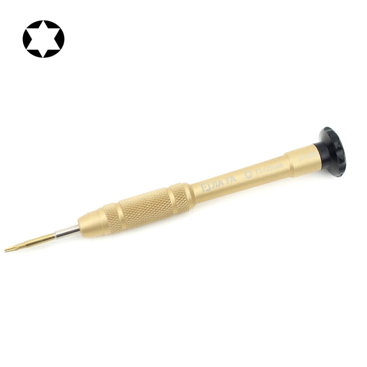 Professional Repair Tool Open Tool 25mm T5 Hex Tip Socket Screwdriver (Gold)