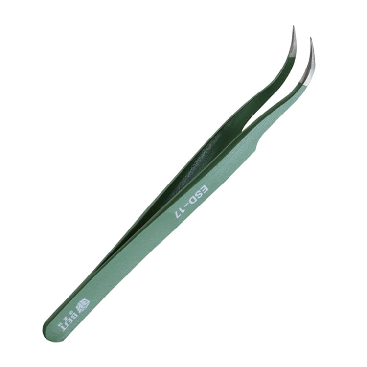 BEST BST-17 Precision Anti-static ESD Stainless Steel Tweezers