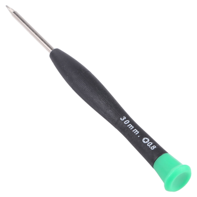 JIAFA JF-614 0.8 Metal + Plastic Mobile Phone Repair Tool Five Star Screwdriver(Green)