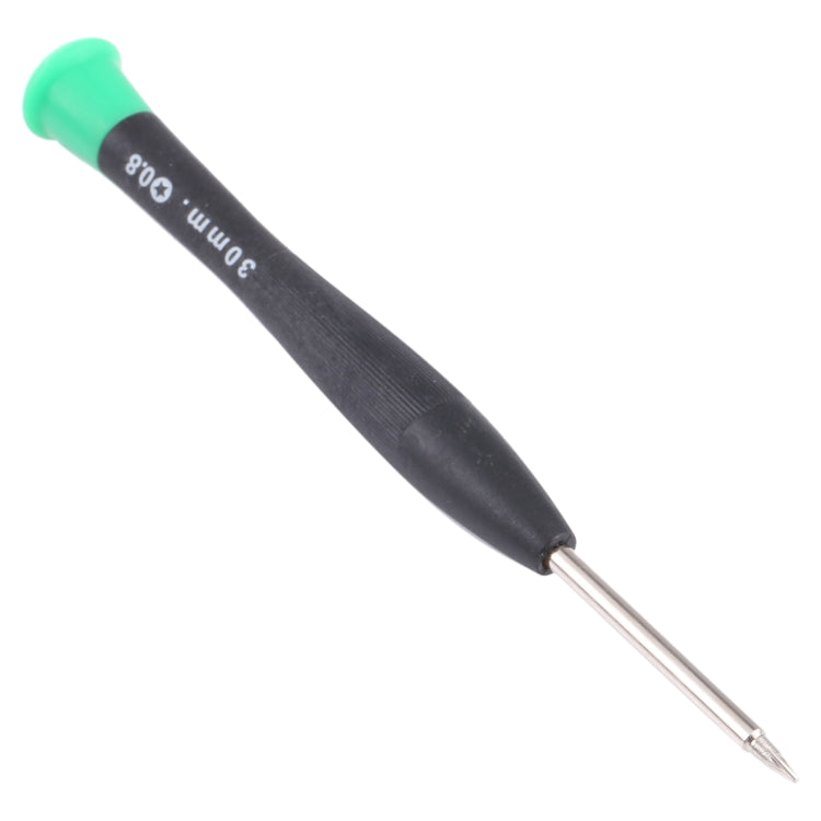 JIAFA JF-614 0.8 Metal + Plastic Mobile Phone Repair Tool Five Star Screwdriver(Green)