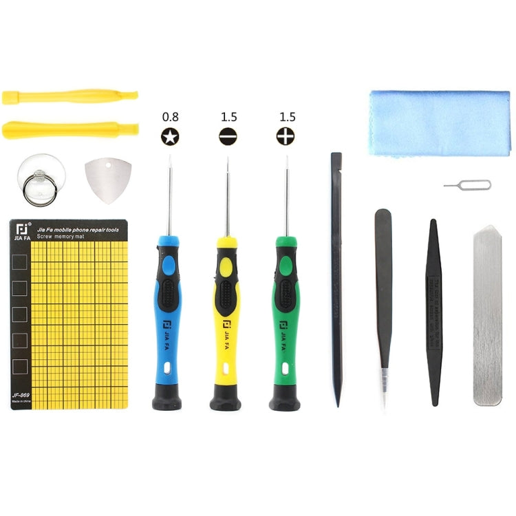 JIAFA JF-8105 14 in 1 Repair Tool Set for iPhone and Samsung