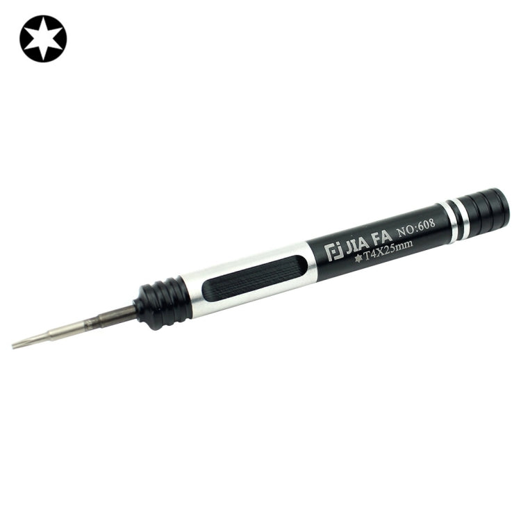 JIAFA JF-608-T4 Torx T4 Mobile Phone Repair Screwdriver (Black)
