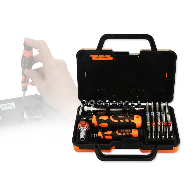 JAKEMY JM-6123 31 in 1 Color Ring Professional Screwdriver Repair Tool Set