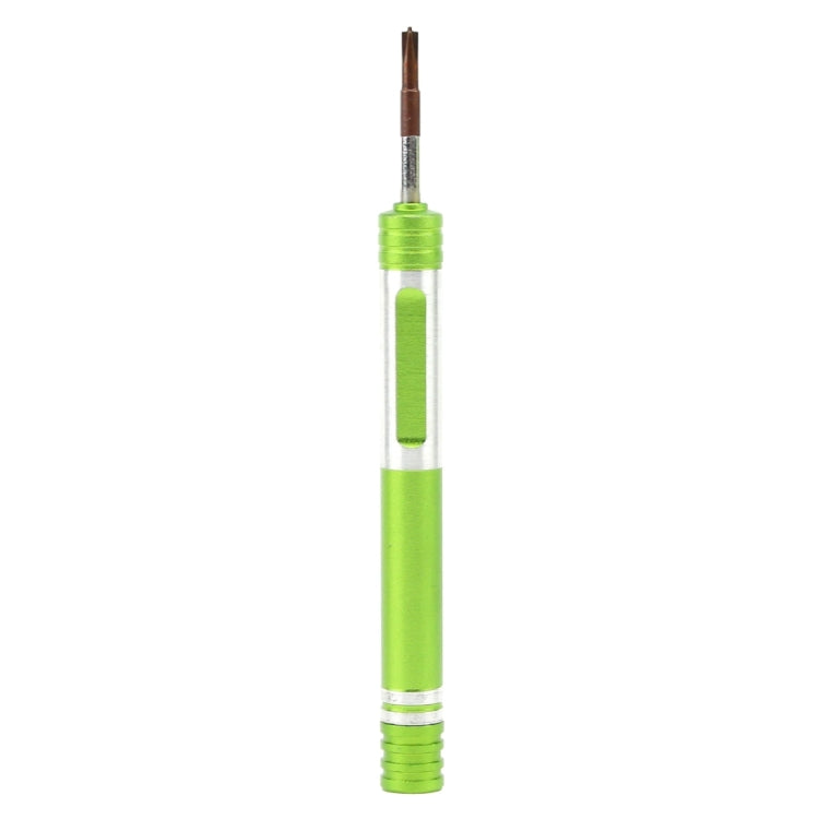 608-2.5 Hollow Cross Tip 2.5 Middle Bezel Repair Screwdriver(Green)