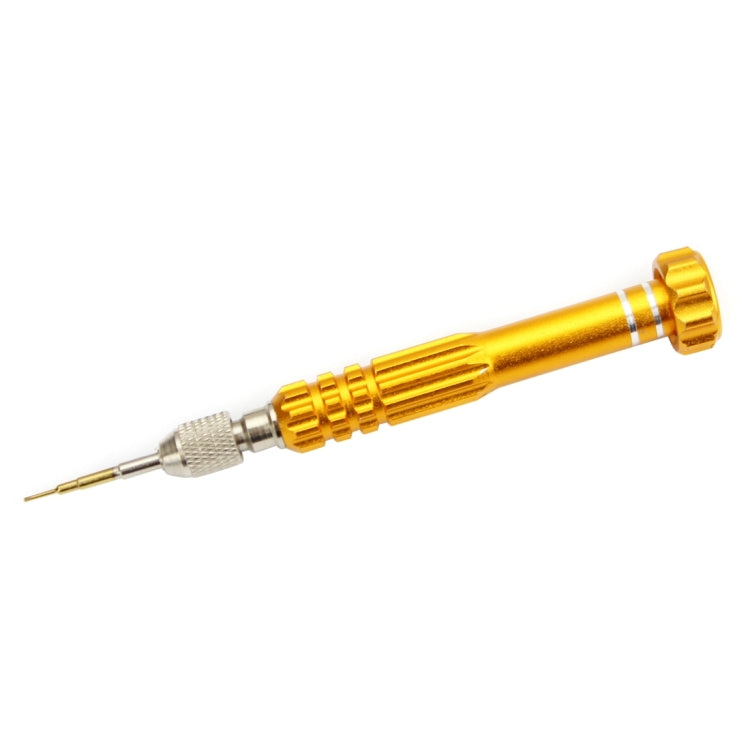 JF-6688 5 in 1 Metal Multi-purpose Pen Style Screwdriver Set for Phone Repair(Gold)