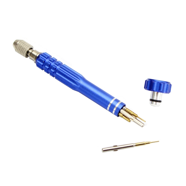 JF-6688 5 in 1 Metal Multi-purpose Pen Style Screwdriver Set for Phone Repair(Blue)
