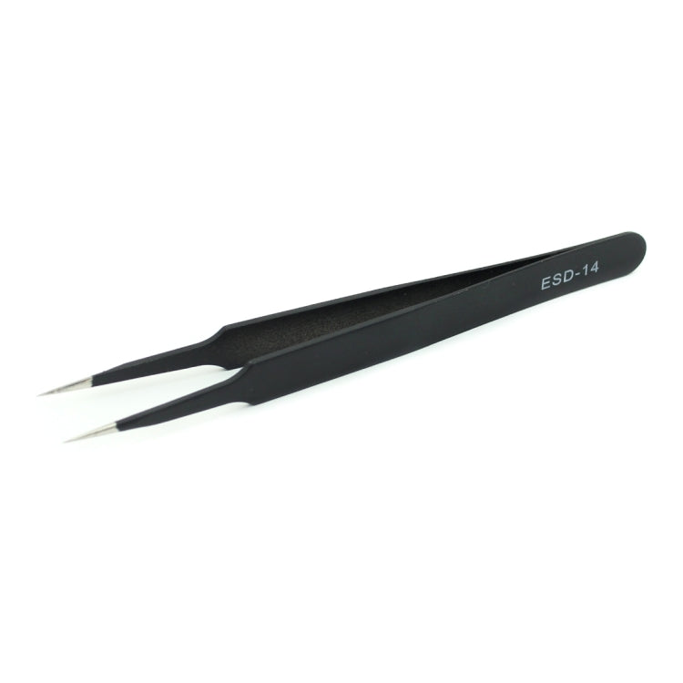JIAFA JF-8118 9 in 1 Anti-static Precision Tweezers Set with Bag(Black)