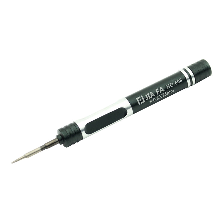 JIAFA JF-608-02 Five Star 0.8 Screwdriver for iPhone Charging Port Screws(Black)