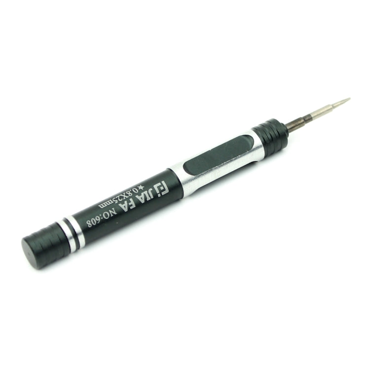 JIAFA JF-608-02 Five Star 0.8 Screwdriver for iPhone Charging Port Screws(Black)