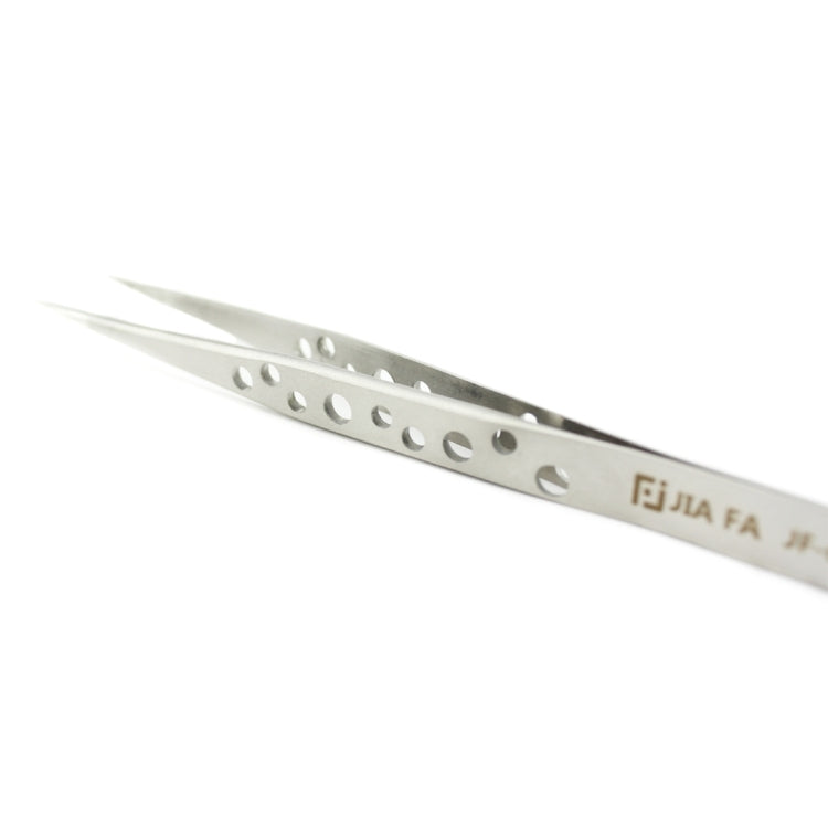 JIAFA JF-601 High-strength Straight Tip Tweezers(Silver)