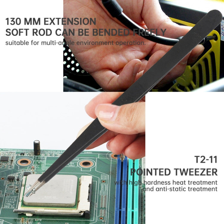 JAKEMY JM-8177 106 in 1 Screwdriver Bit Head Extension Rod Multi-functional Combination Repair Tool Set