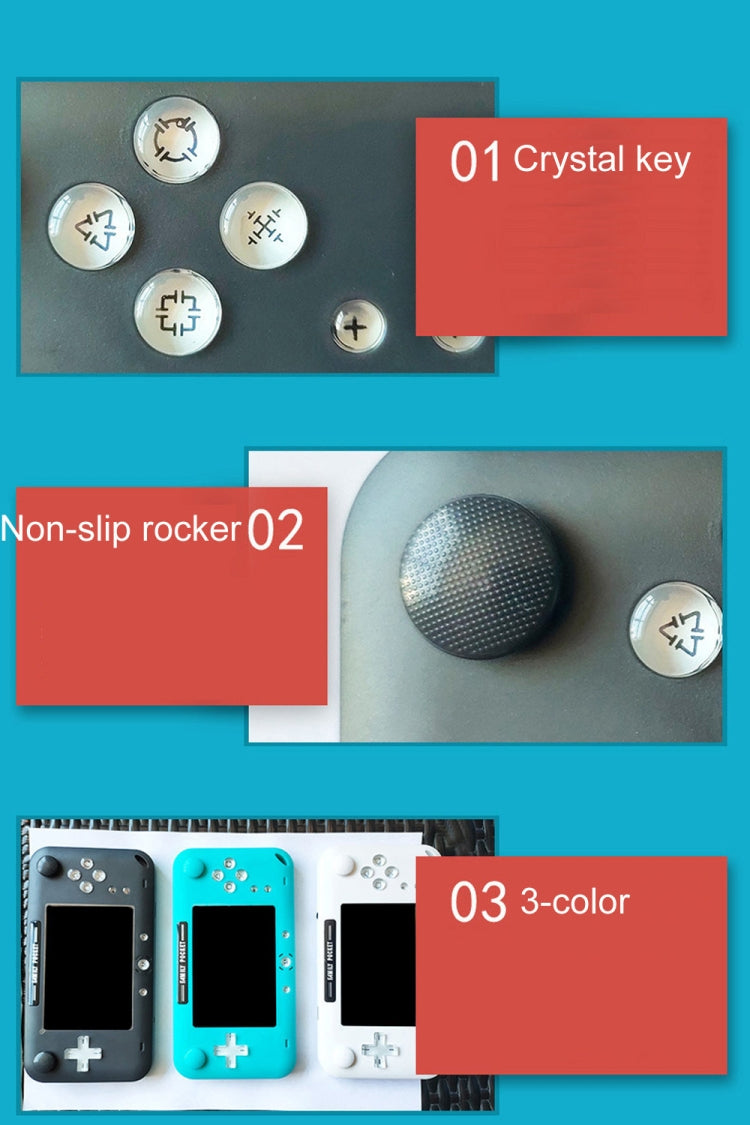 RS-52FC PSP 4.0 inch Pocket Console Handheld Game Player, Support 208 NES Classical Games (Blue)