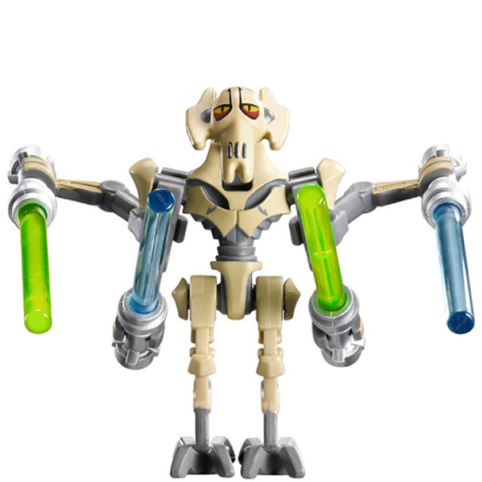 General Grievous (Brown) Star Wars Lego Minifigures Custom Toys