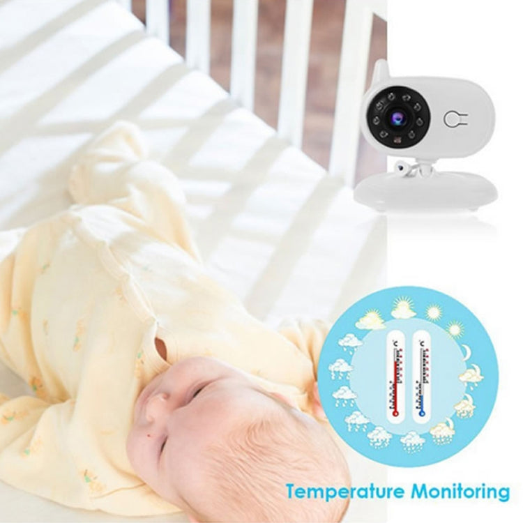 BM-850 3.5 inch LCD 2.4GHz Wireless Surveillance Camera Baby Monitor with 8-IR LED Night Vision, Two Way Voice Talk(White)