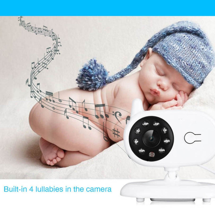 BM-850 3.5 inch LCD 2.4GHz Wireless Surveillance Camera Baby Monitor with 8-IR LED Night Vision, Two Way Voice Talk(White)
