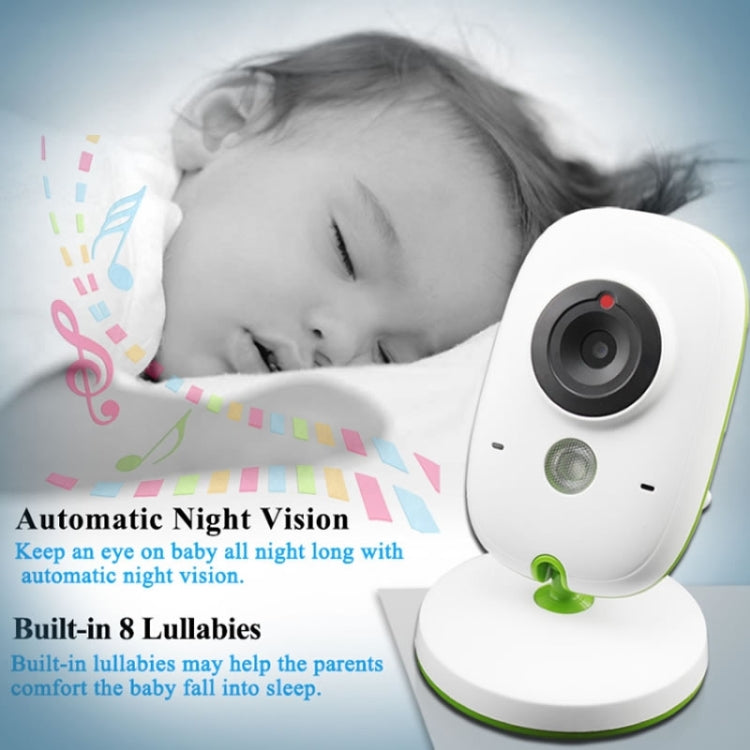 VB602 2.4 inch LCD 2.4GHz Wireless Surveillance Camera Baby Monitor, Support Two Way Talk Back, Night Vision (Grey)