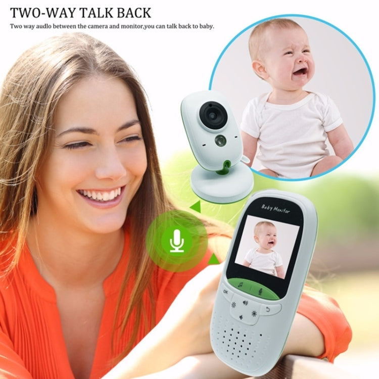 VB602 2.4 inch LCD 2.4GHz Wireless Surveillance Camera Baby Monitor, Support Two Way Talk Back, Night Vision (Grey)