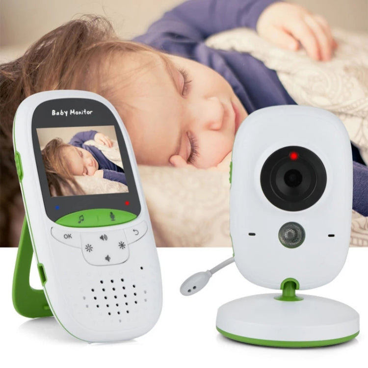 VB602 2.4 inch LCD 2.4GHz Wireless Surveillance Camera Baby Monitor, Support Two Way Talk Back, Night Vision(White)
