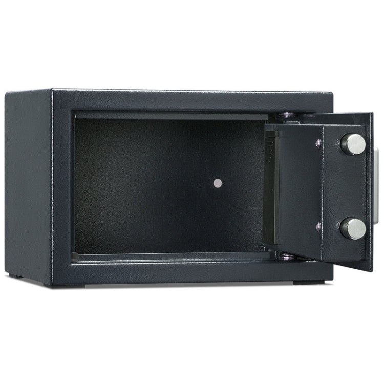 Deli Home Office Hotel Mini Electronic Security Lock Box Wall Cabinet Safety Box(Black)