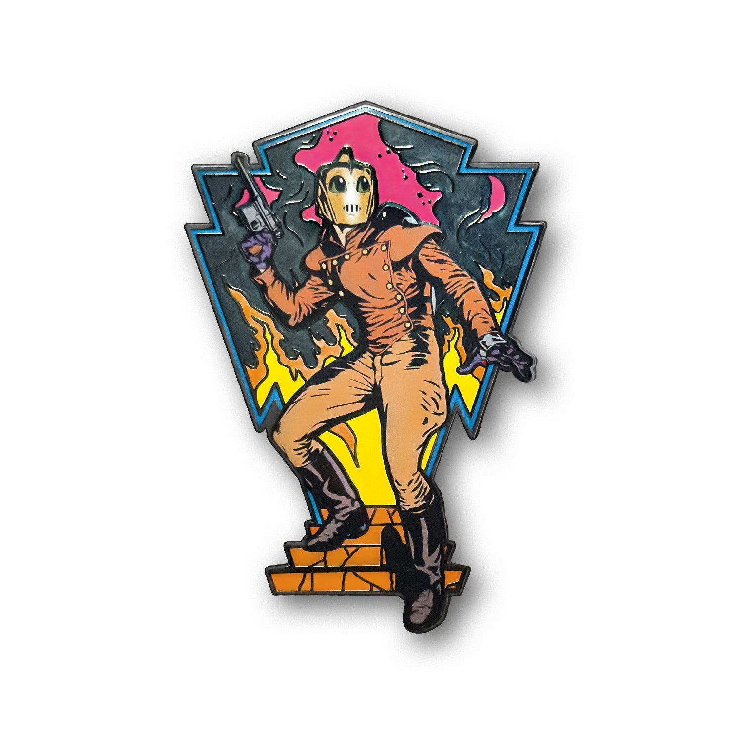 The Rocketeer "Holy Moses!!" Enamel Pin – Black Nickel