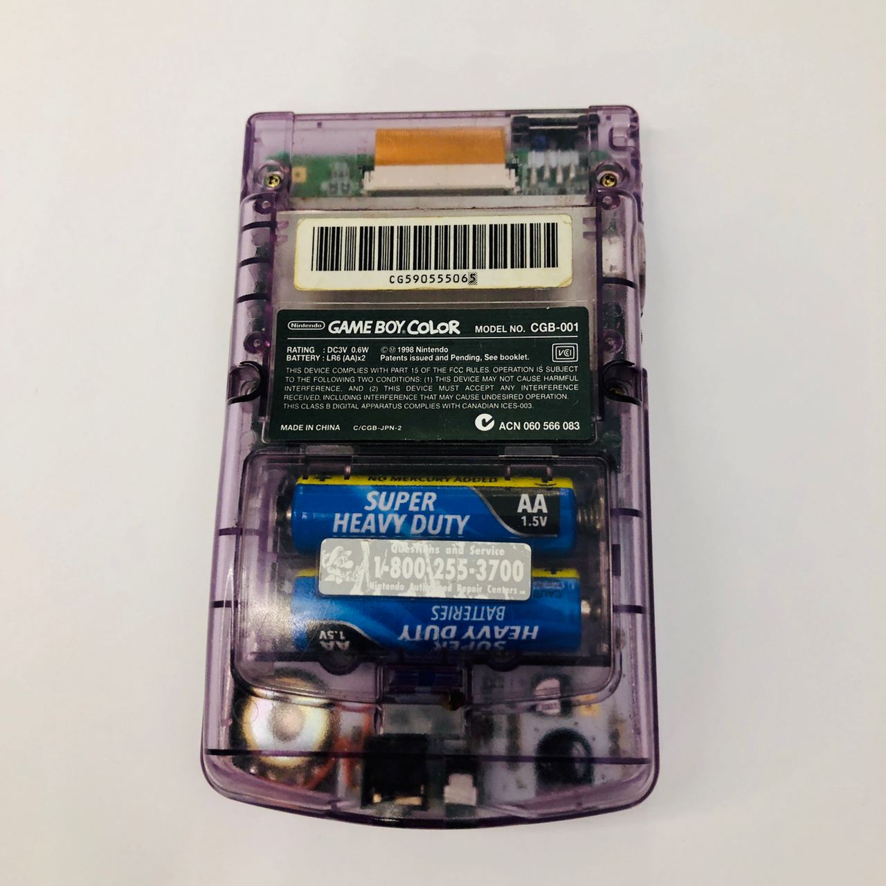 Gameboy Color Console | Atomic Purple | G