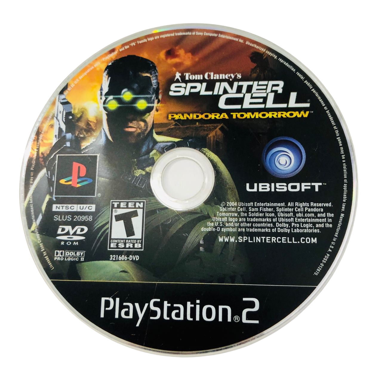 Tom Clancy's Splinter Cell: Pandora Tomorrow | PS2 | G