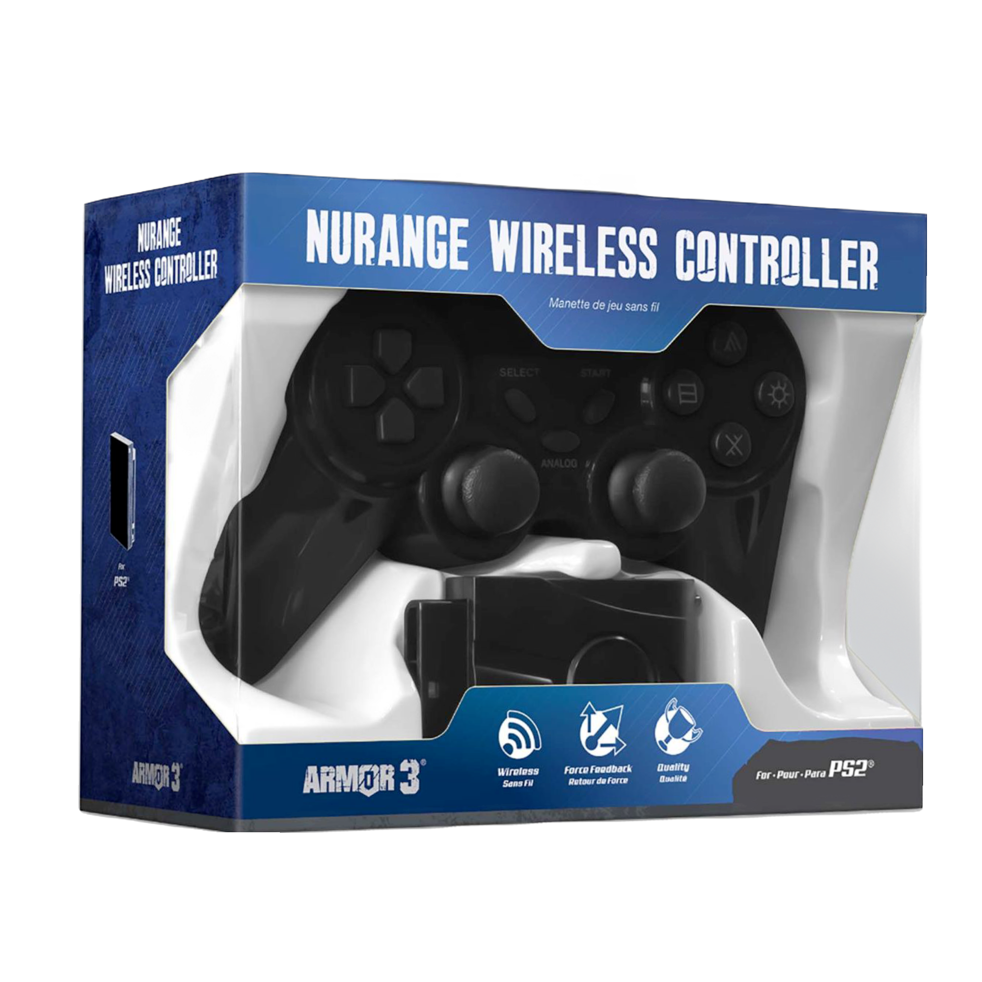 Nurange Wireless Controller | PS2 | New