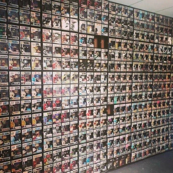 KUBBIE DLX BLACK (3x4) - In Box Display Case for Funko Pops, Wall Mountable & Stackable Pop Shelf (Cardboard)