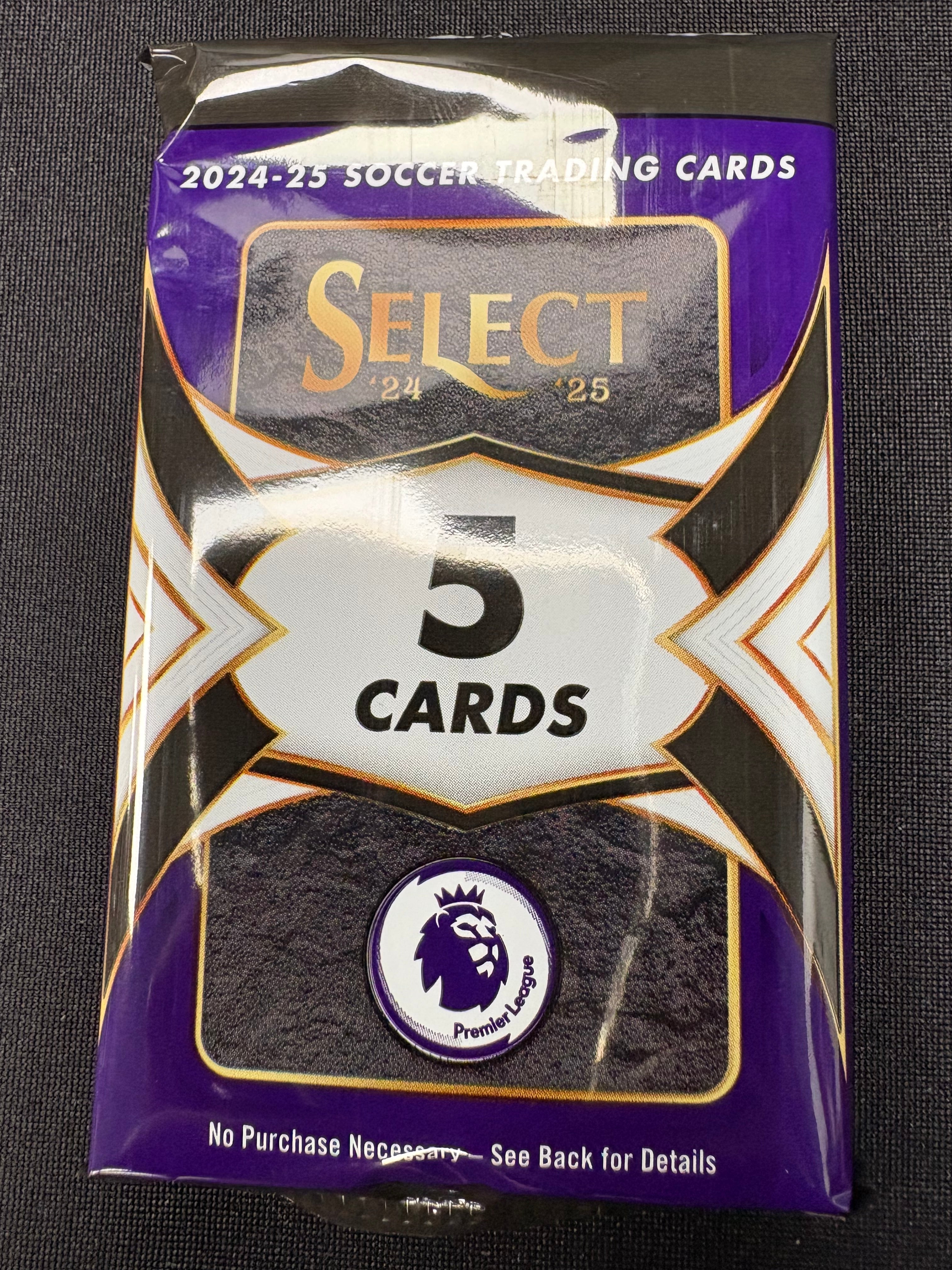 2024/25 Panini Select Premier League EPL Soccer Hobby Single Pack