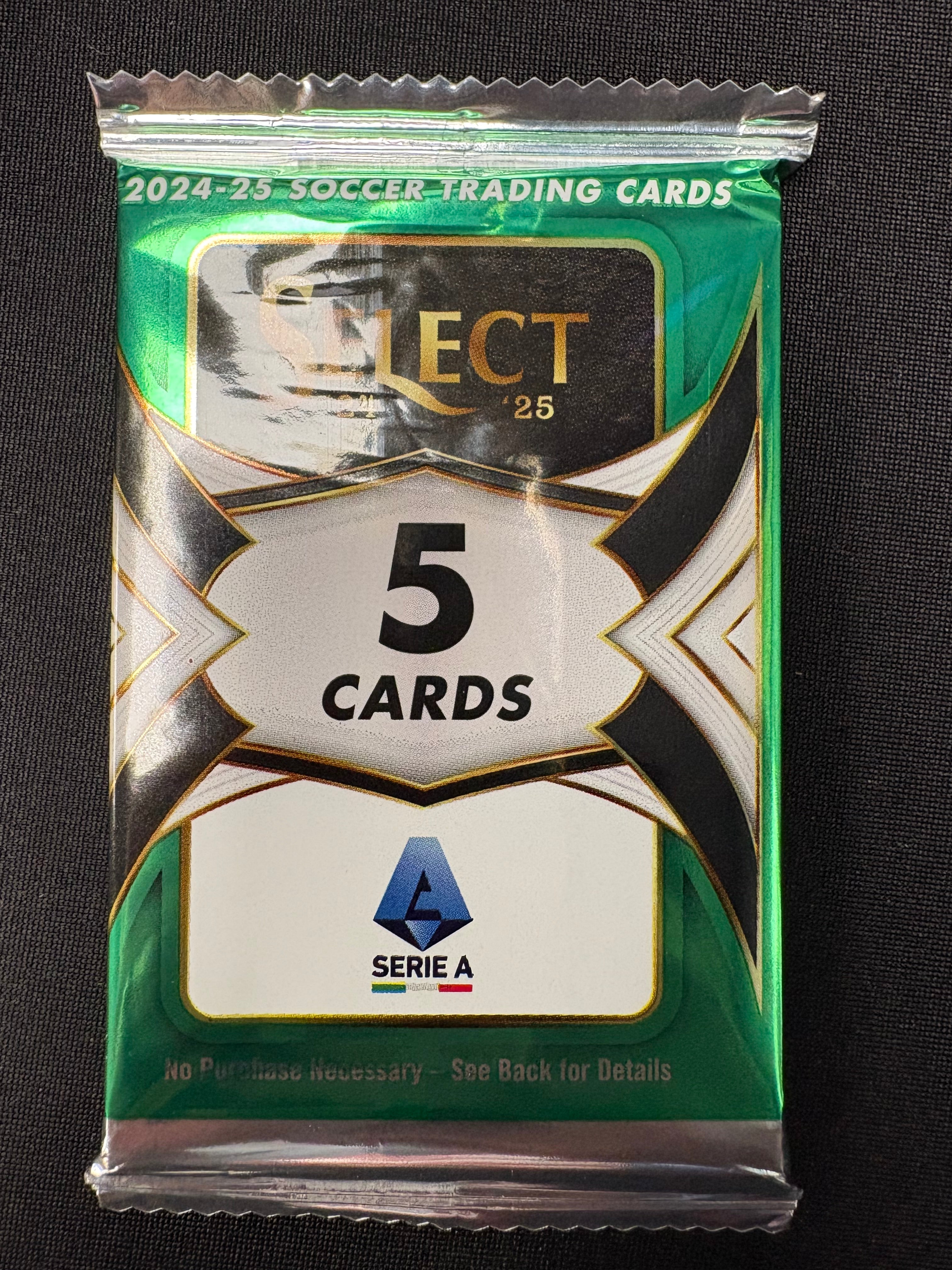 2024/25 Panini Select Serie A Soccer Hobby Single Pack