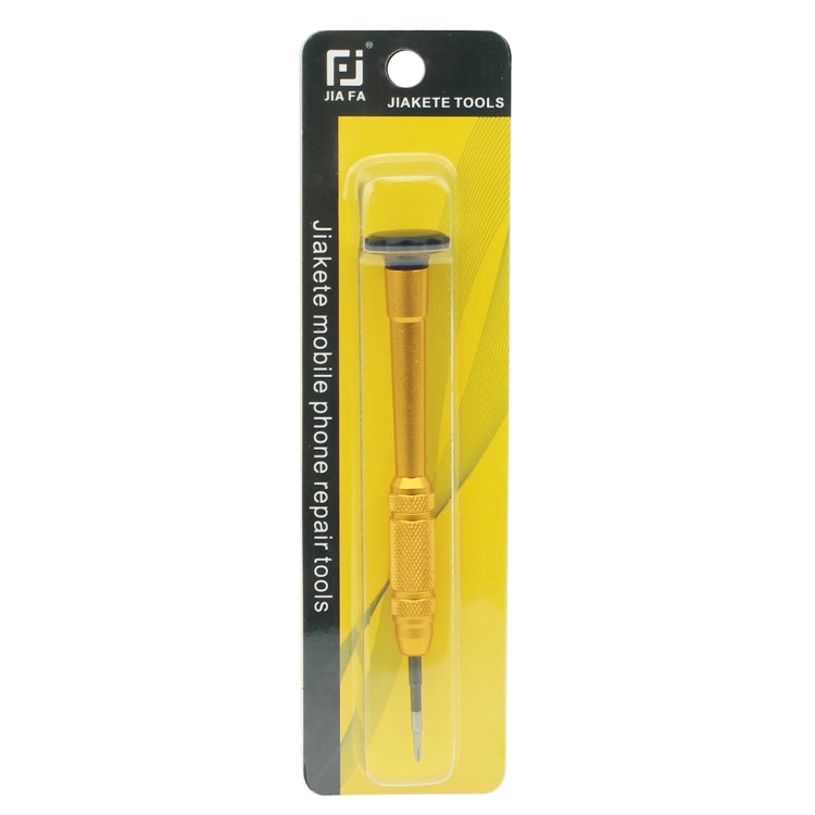 JIAFA JF-609-2.5 Hollow Cross Tip 2.5 Middle Bezel Repair Screwdriver(Gold)