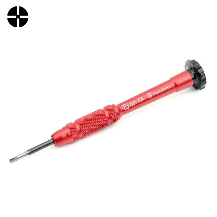 JIAFA JF-609-2.5 Hollow Cross Tip 2.5 Middle Bezel Repair Screwdriver(Red)